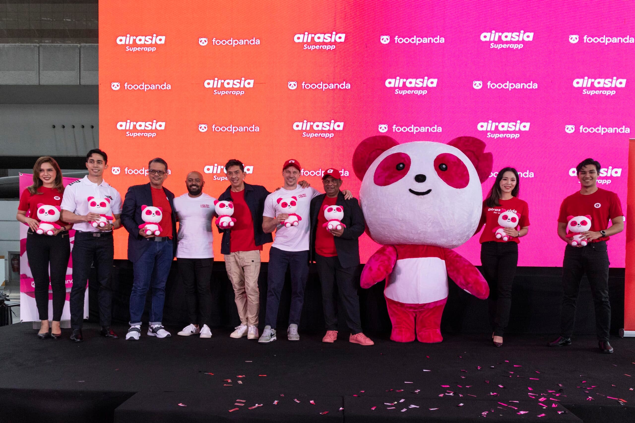 Image - “Red meets pink” – airasia Superapp & foodpanda join forces for a groundbreaking partnership